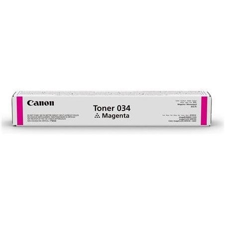 Canon originální toner 034 M  iR-C1225, C1225iF/ purpurový