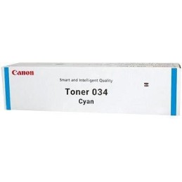 Canon originální toner 034 C iR-C1225, C1225iF/ azurový