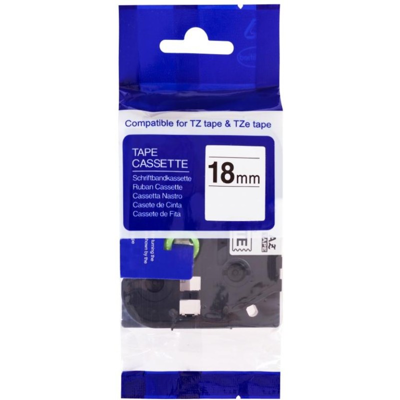 PRINTLINE kompatibilní páska s Brother TZE-441, 18mm, černý tisk/červený podklad