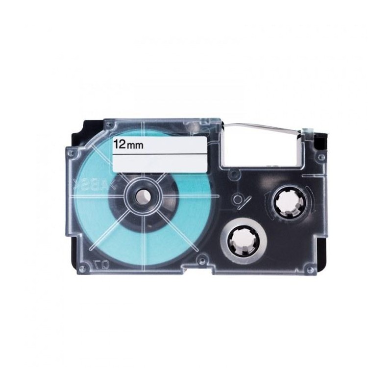 PRINTLINE kompatibilní páska  s Casio XR-12YW1 12mm, 8m, černý tisk/žlutý podklad