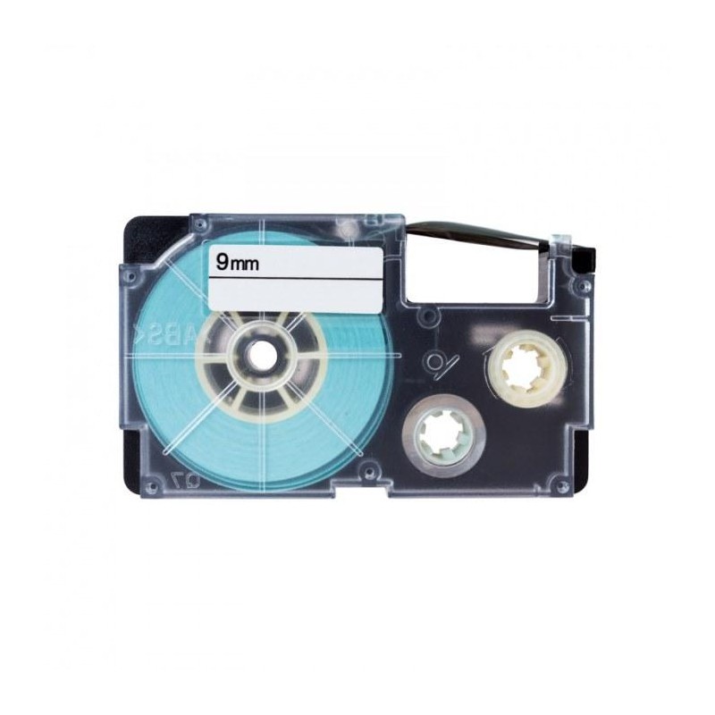 PRINTLINE kompatibilní páska s Casio, XR-9BU1, 9mm, 8m, černý tisk/modrý podklad