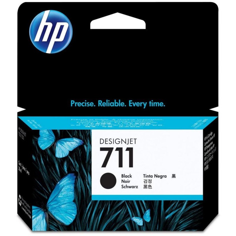 HP inkoustová kazeta 711 černá CZ129A originál