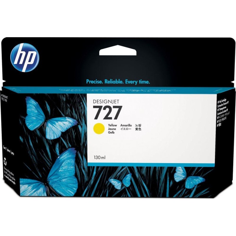 HP cartridge B3P21A (727) žlutá pro DesignJet - 130ml