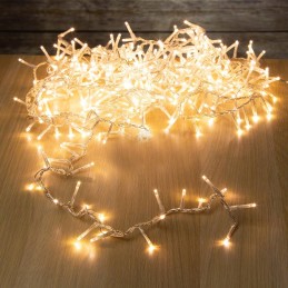 COLORWAY LED řetěz/ vnitřní / 200 LED / délka 20m / teplá bílá/ 8 funkcí/ napájení USB