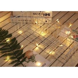 COLORWAY LED řetěz/ vnitřní / 200 LED / délka 20m / teplá bílá/ 8 funkcí/ napájení USB