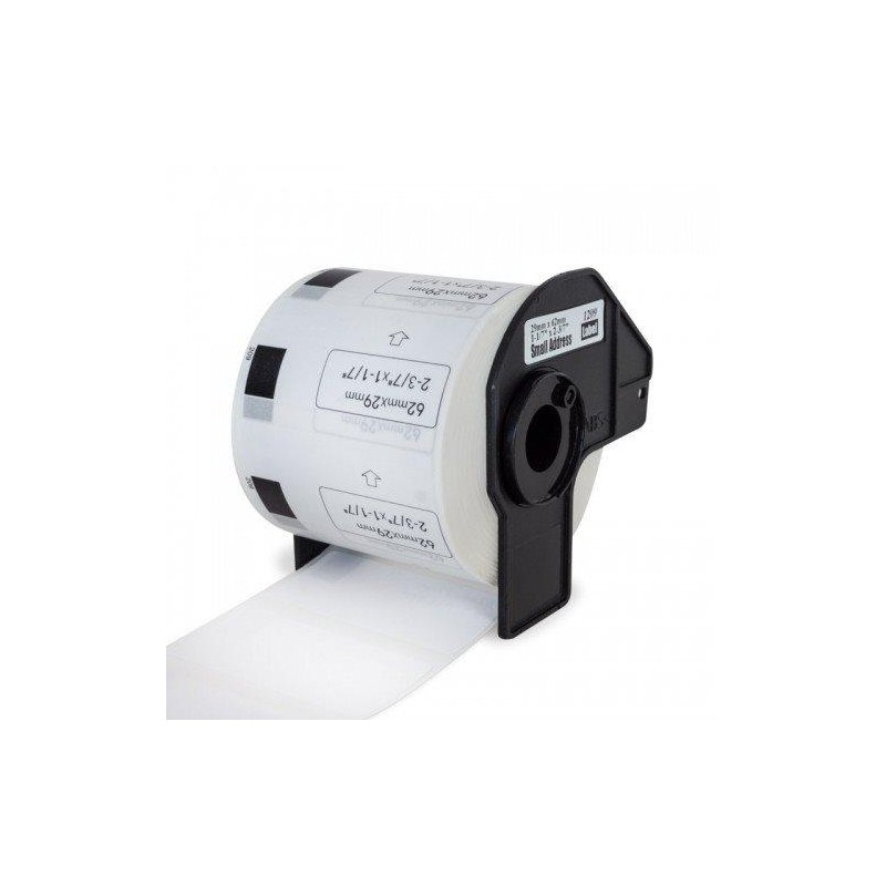 PRINTLINE kompatibilní s Brother DK-11209, papírové bílé, úzké adresy, 29 x 62mm, 800ks