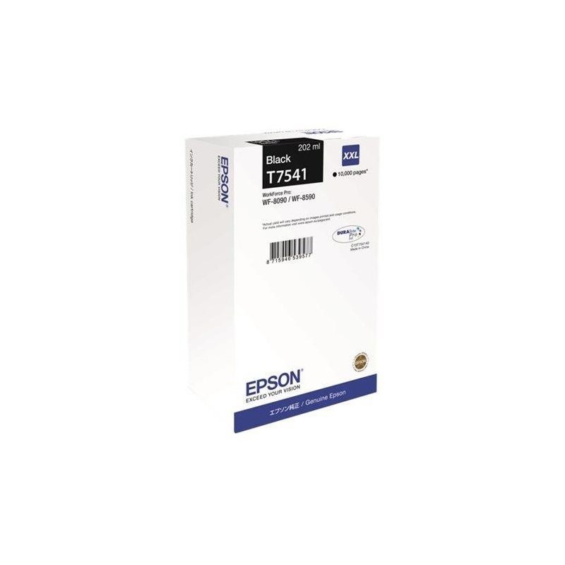 Epson inkoustová náplň/ C13T754140/ WF-8090/ 8590/ 10 000 stran/ XXL Černá