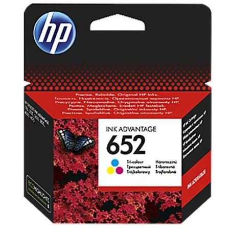 HP (652) F6V24AE - ink. náplň barevná pro HP DeskJet Ink Advantage 1115, 2135, 3635, 3835, 4535, 4675 / cca. 200 stran