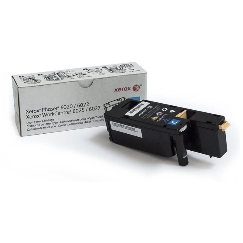 Xerox original toner 106R02760 pro Phaser 6020/ 6022/ WC6025/ 6027/ 1000 str., azurový