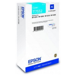 Epson inkoustová náplň/ C13T755240/ WF-8090/ 8590/ XL azurová