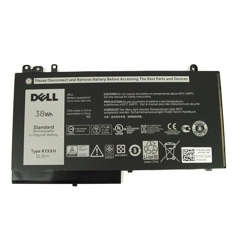 DELL baterie/ 3-článková/ 38 Wh/ pro Latitude 3100/ 3150/ 3160/ E5250/ E5450/ E5550