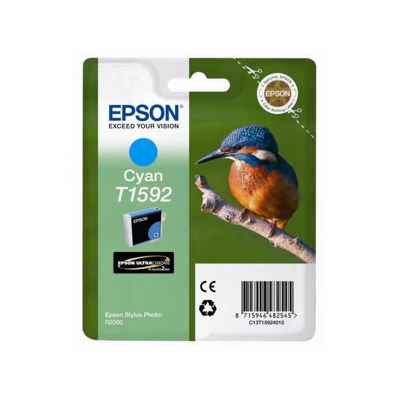 Epson inkoustová náplň/ C13T15924010/ azurová