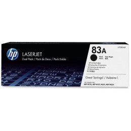 HP tisková kazeta 83A černá originál, CF283AD dual pack