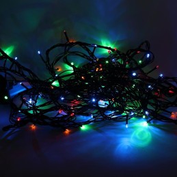 COLORWAY LED řetěz/ vnitřní / 100 LED / délka 10m / více barevný/ 8 funkcí/ napájení USB