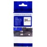 PRINTLINE kompatibilná páska s Brother TZE-FX151, 24mm, čierna tlač/priesvitný podklad, flexibilná