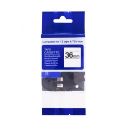 PRINTLINE kompatibilní páska s Brother TZE-262, 36mm, červený tisk / bílý podklad