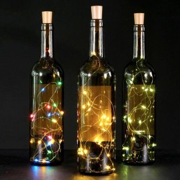 COLORWAY 5x LED řetěz/ vnitřní / 5x 20 LED / délka 5x 2m / více barevný/ napájení baterie