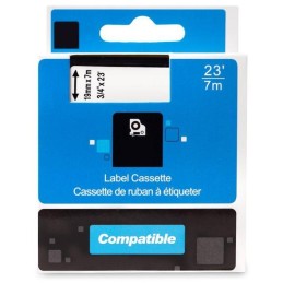 PRINTLINE kompatibilní páska s DYMO 45803 S0720830, 19mm, 7m, černý tisk / bílý podklad, D1