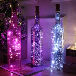 COLORWAY 5x LED řetěz/ vnitřní / 5x 20 LED / délka 5x 2m / více barevný/ napájení baterie