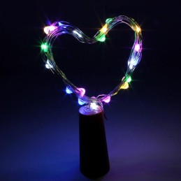 COLORWAY 5x LED řetěz/ vnitřní / 5x 20 LED / délka 5x 2m / více barevný/ napájení baterie