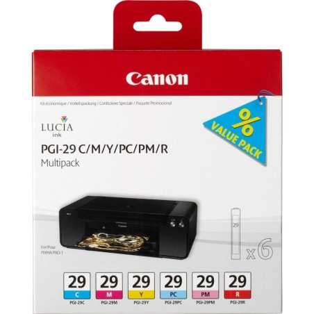 Canon multipack inkoustových náplní PGI-29 CMY/ PC/ PM/ R