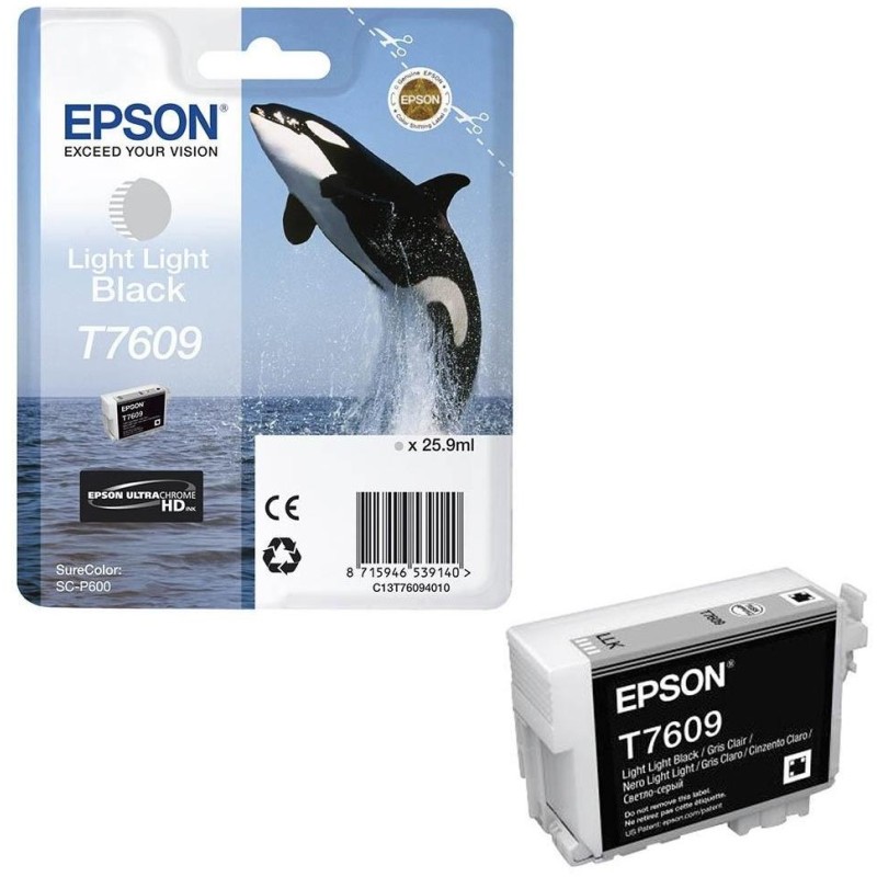 Epson inkoustová náplň/ C13T76094010/ Light Light black