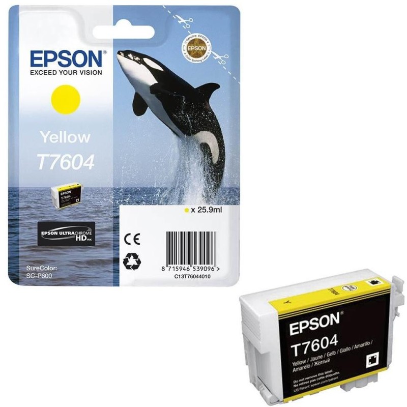 Epson inkoustová náplň/ C13T76024010/ Yellow