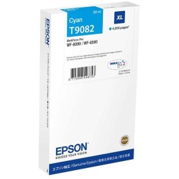 Epson inkoustová náplň/ C13T908240/ Workforce/ WF-6090DW/ 6590/ XL azurová