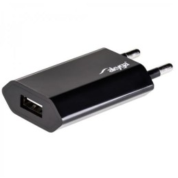 TRX Akyga USB nabíječka 220V/ 5V/ 1A/ černá