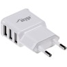 TRX Akyga USB nabíječka 220V/ 5V/ 3.1A/ 3x USB/ bílá