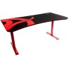 AROZZI Gamingtisch ARENA Gaming Desk/ schwarz-rot