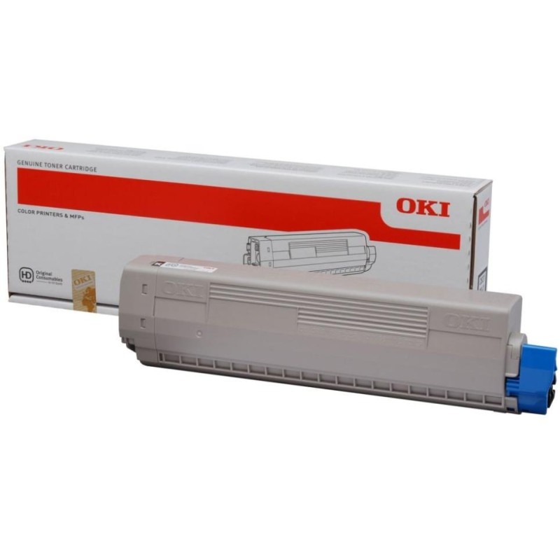 OKI originál tonerová kazeta 45862839/ MC853/873/ 7300 stran/ Azurová