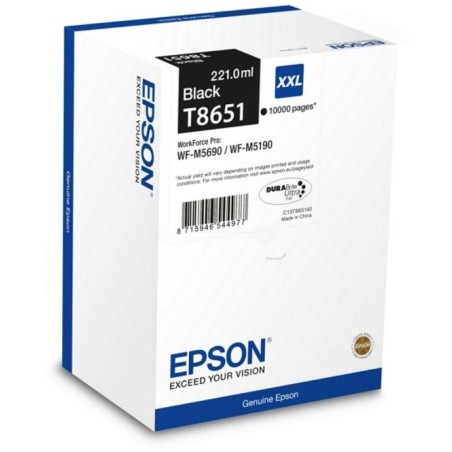 Epson inkoustová náplň/ C13T865140/ Workforce WF-5190DW/ XXL Černá