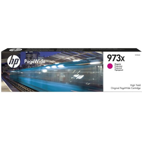 HP inkoustová kazeta 973X purpurová F6T82AE originál