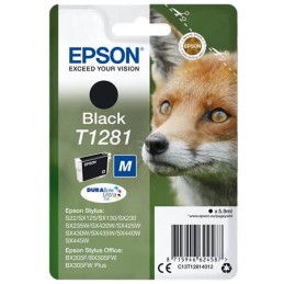 Epson inkoustová náplň/ T1281/ Singlepack DURABrite Ultra Ink/ Černá