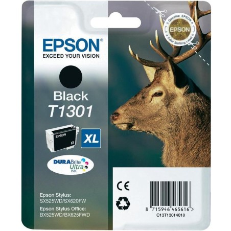 Epson inkoustová náplň/ T1301/ Singlepack T1301 DURABrite Ultra Ink/ XL Černá