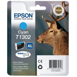 Epson inkoustová náplň/ T1302/ Singlepack DURABrite Ultra Ink/ XL azurová