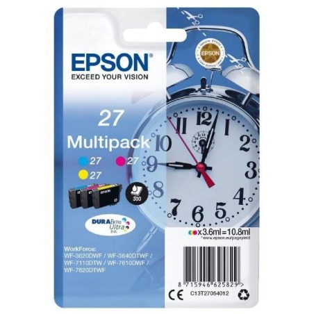 Epson inkoustová náplň/ T2705/ Multipack 27 DURABrite Ultra Ink/ 3x barvy