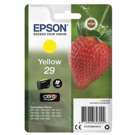 Epson inkoustová náplň/ T2984/ Singlepack 29 Claria Home Ink/ Žlutá