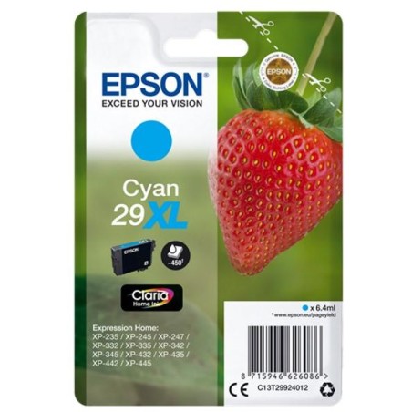 Epson inkoustová náplň/ T2992/ Singlepack 29XL Claria Home Ink/ azurová