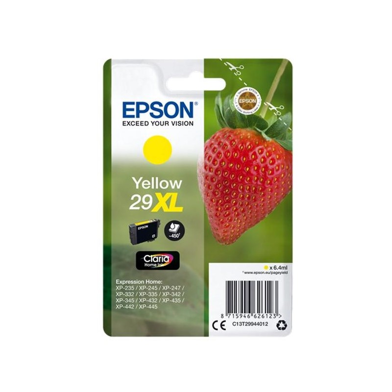 Epson inkoustová náplň/ T2994/ Singlepack 29XL Claria Home Ink/ Žlutá