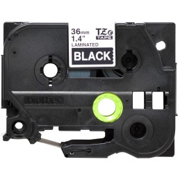 BROTHER laminovaná páska TZE365 / černá-bílá / 36mm