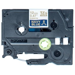 BROTHER páska TZE-RN34 / zlatá-nám.modř.pruhovaná / 12mm