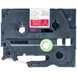 BROTHER páska TZE-RW34 / zlatá-vín.červ. / 12mm