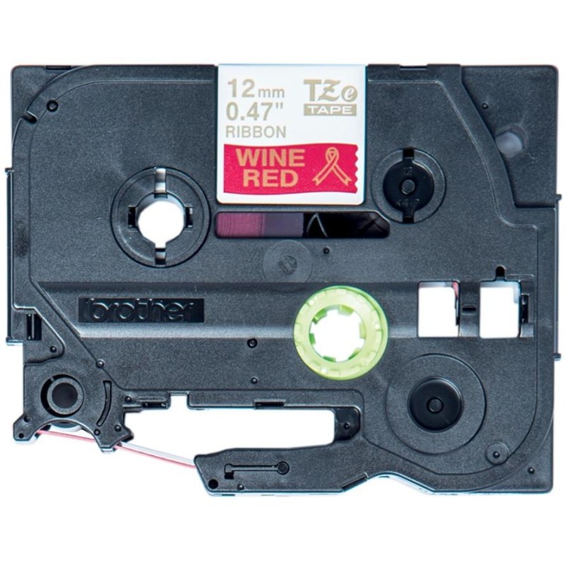 BROTHER páska TZE-RW34 / zlatá-vín.červ. / 12mm