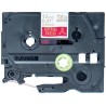 BROTHER tape TZE-RW34 / gold-wine red. / 12mm