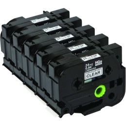 BROTHER páska pro vysokorychlostní tisk HGE151V5 / průhledná-černá / 24mm