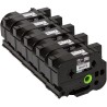 BROTHER Farbband für Hochgeschwindigkeitsdruck HGE261V5 / weiß-schwarz / 36mm