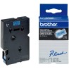 BROTHER laminovaná páska TC-591 / modrá-černá / 9mm