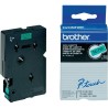 BROTHER laminovaná páska TC-791 / zelená-čierna / 9mm
